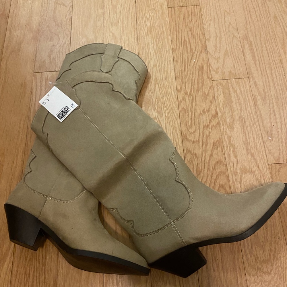 H&M knees high western boots